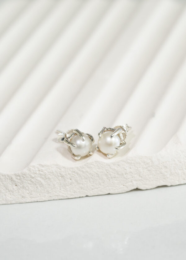 İnci Prenses Gümüş Küpe - Görsel 2