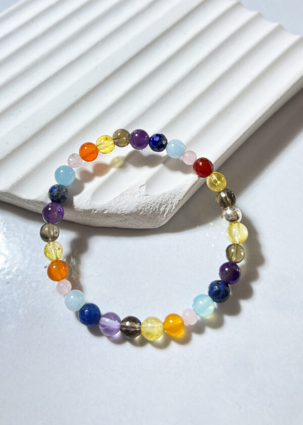 7 Çakra 6mm Bileklik - Görsel 3