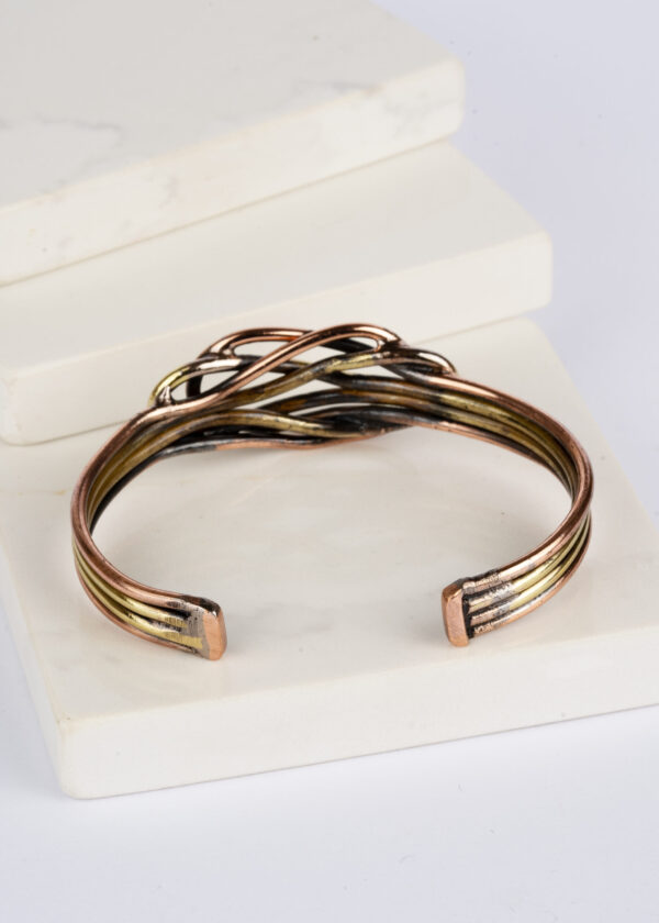 Sonsuzluk İşareti Sembollü Bakır Bileklik - Görsel 2