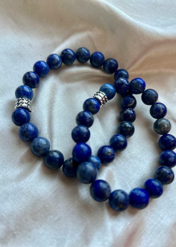 Lapis Lazuli Doğal Taş 10 mm Bileklik - Görsel 8
