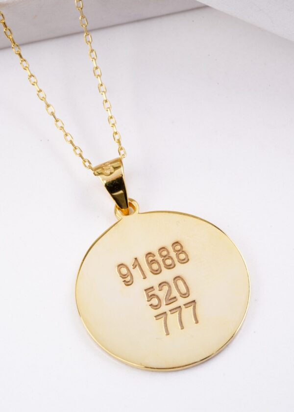 Allatra Gold Gümüş Kolye | 22 Ayar Altın Kaplama - Görsel 2