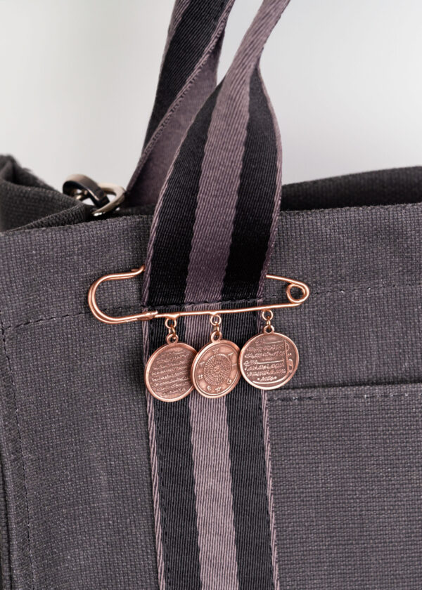 Felak Nas & İsmi Azam & Ayetel Kürsi Dualı Bakır Çatal İğne - Görsel 2