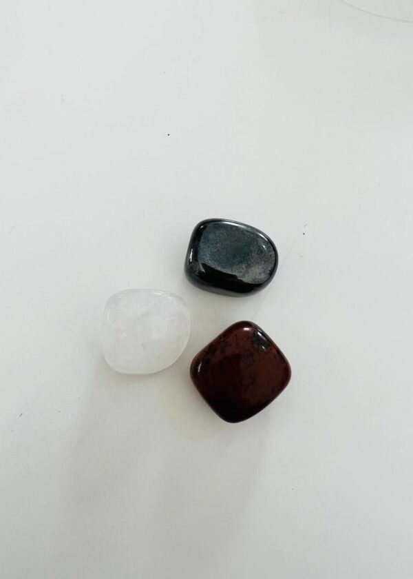 Başarı Kiti Üçlü | Hematit & Kristal Kuvars & Jasper - Görsel 2